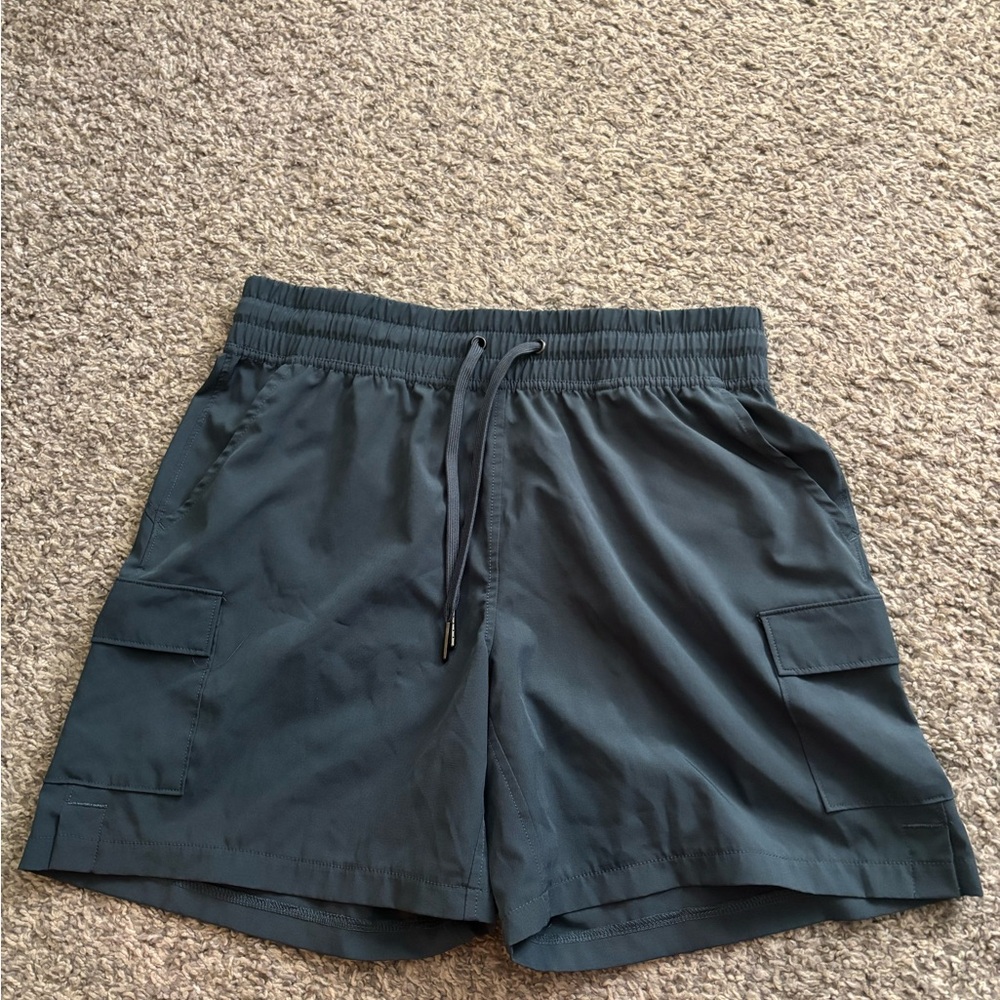 Men's Blue Cargo Shorts